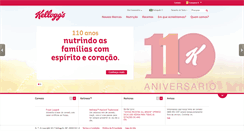 Desktop Screenshot of kelloggs.com.br