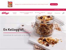 Tablet Screenshot of kelloggs.com.mx