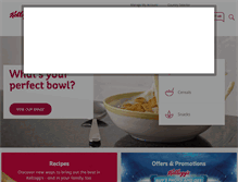 Tablet Screenshot of kelloggs.ie